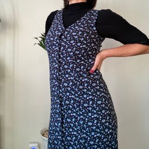 ❗️SOLD | VINTAGE Floral Button-up Dress